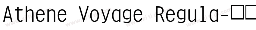 Athene Voyage Regula字体转换